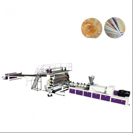 Trang trí PVC / Dây chuyền đùn tấm đá cẩm thạch