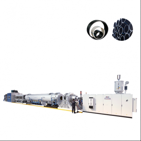 Đường ống cấp nước HDPE / Ống dẫn khí Dây chuyền đùn tốc độ cao và tiết kiệm năng lượng